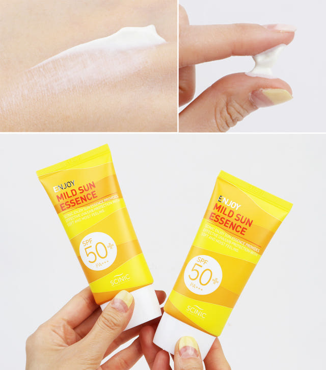 1 + 1 Enjoy Mild Sun Essence 50ml Glow Peek 1st! A