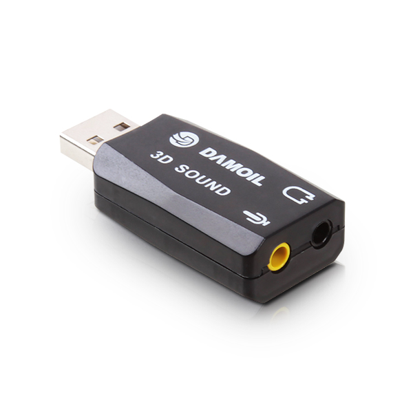 USB 3D사운드카드 컴퓨터 PC 노트북 - 상품 이미지