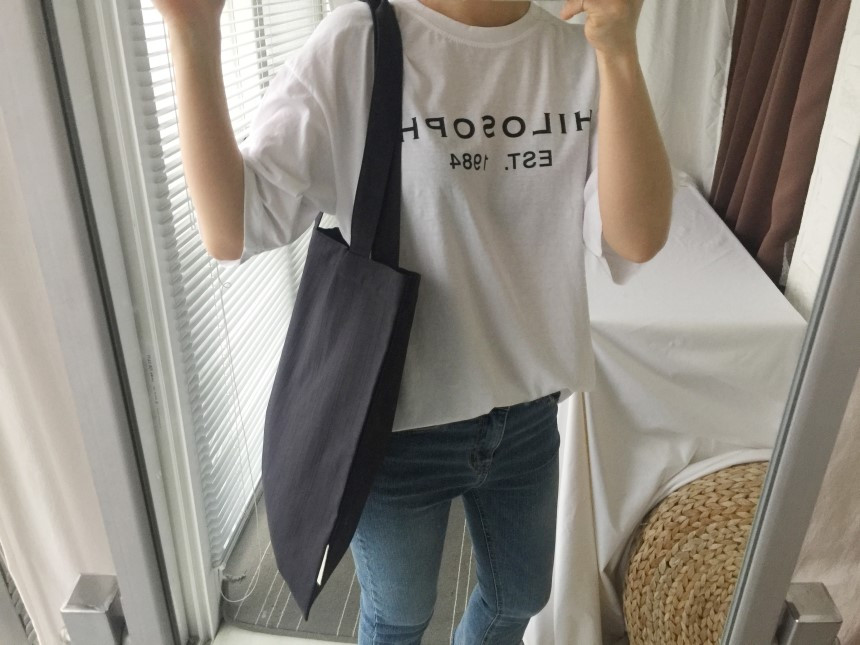 Self-produced daily plain Eco Bags 4color Bag Wome