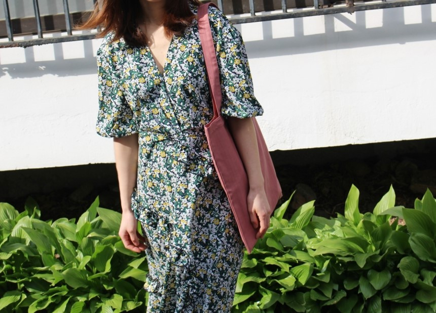 Self-produced daily plain Eco Bags 4color Bag Wome