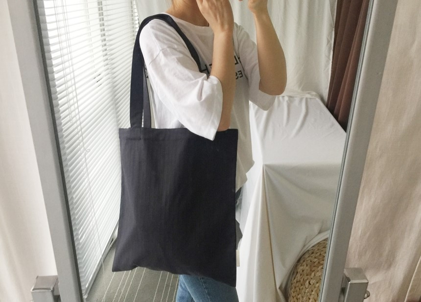 Self-produced daily plain Eco Bags 4color Bag Wome