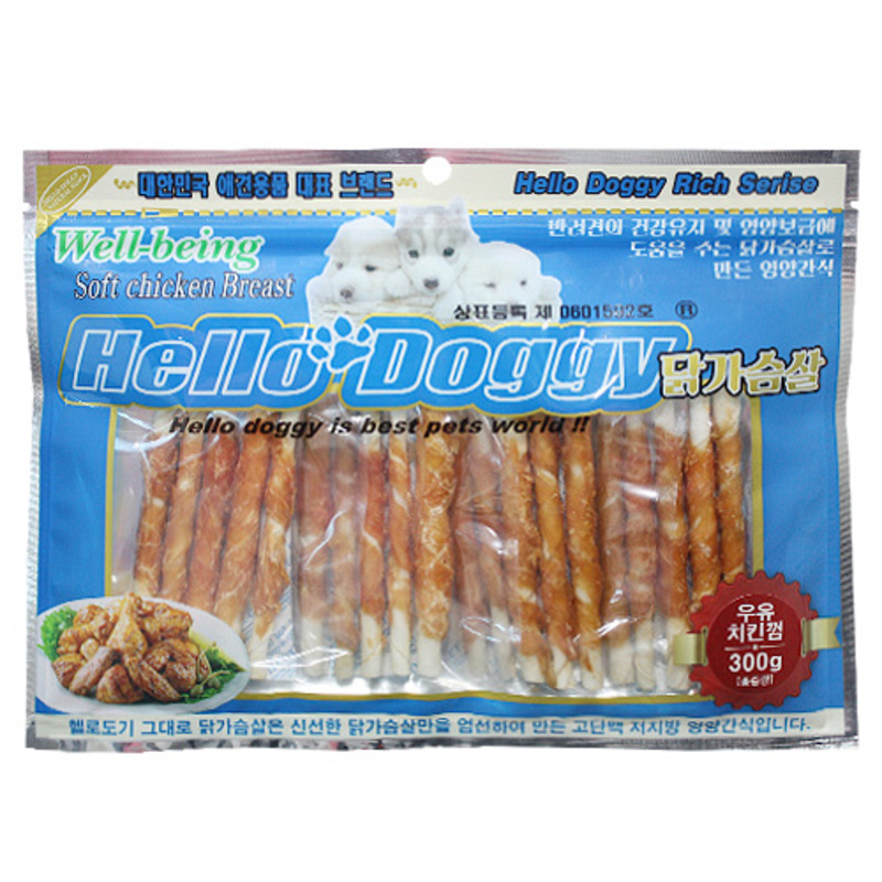 헬로도기 우유치킨껌 300g - 상품 이미지