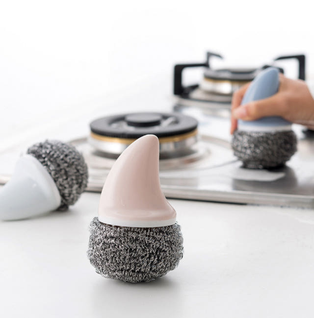 Scrubber Dish Washing Single spiky loofah Singles 