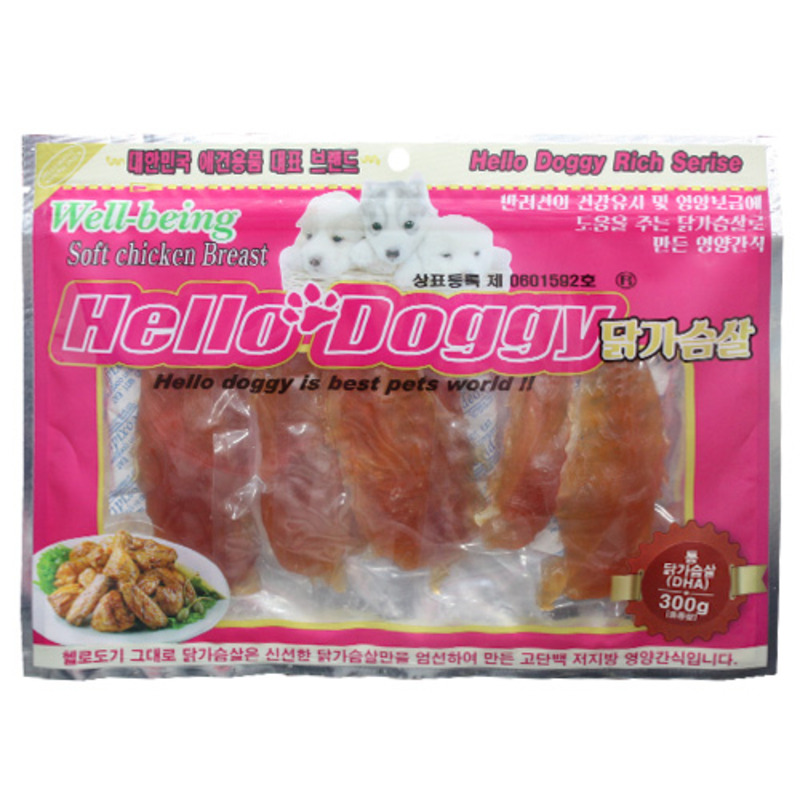 헬로도기 DHA통가슴살 300g - 상품 이미지