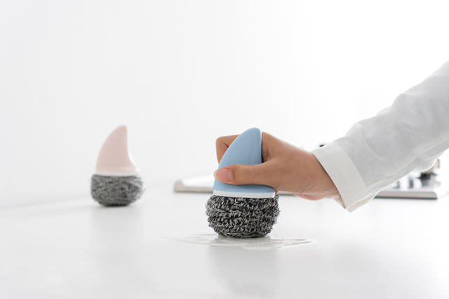 Scrubber Dish Washing Single spiky loofah Singles 