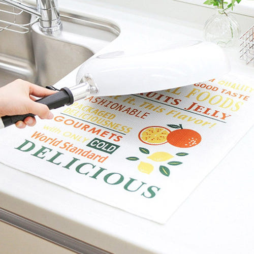 Drying mat made in Japan 2color housewarming kitch