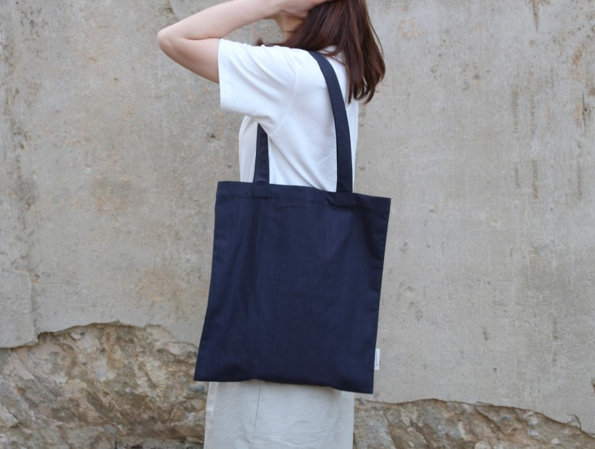 Self-produced daily plain Eco Bags 4color Bag Wome