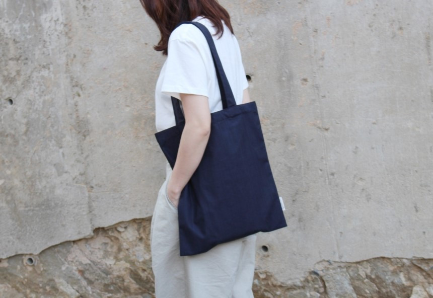 Self-produced daily plain Eco Bags 4color Bag Wome