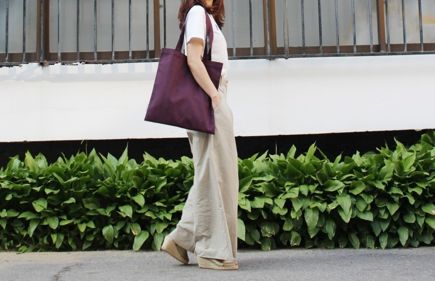 Self-produced daily plain Eco Bags 4color Bag Wome