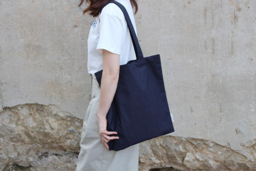 Self-produced daily plain Eco Bags 4color Bag Wome