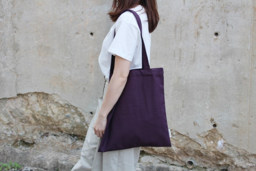 Self-produced daily plain Eco Bags 4color Bag Wome