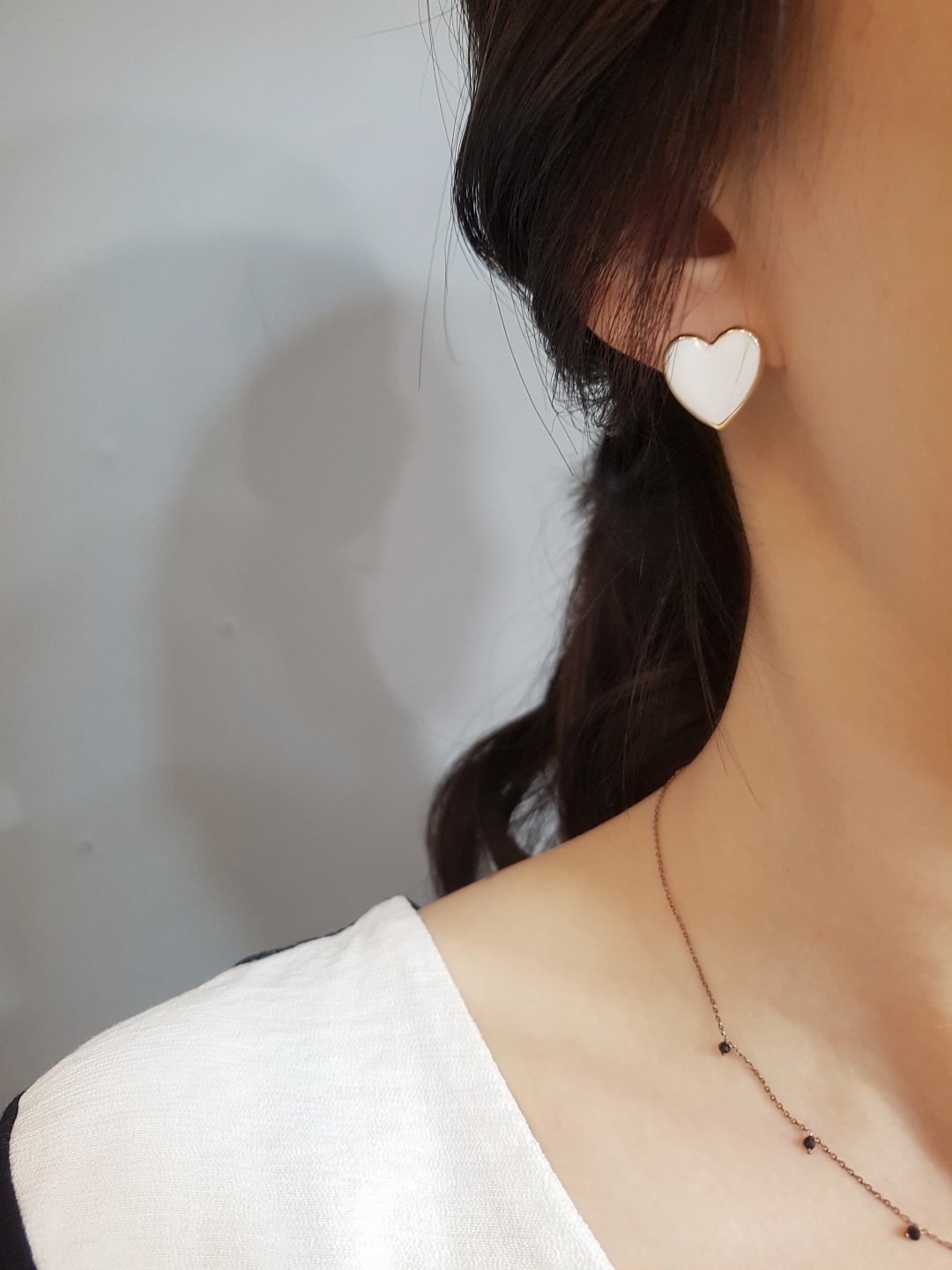 <b><p>cute mini heart rg 5color Silver fg Umbrella</p></b><b><p>かわいい ミニ ハート イヤリング 5色 ウンチム ウムプムプム キュ可愛らしい</p></b><br /><br /><p align='center'>