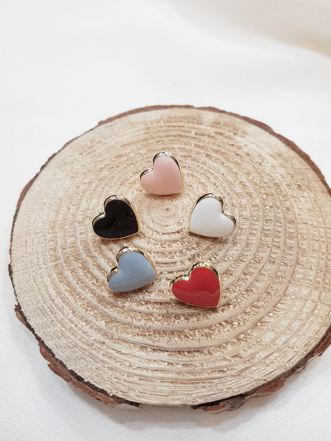 <b><p>cute mini heart rg 5color Silver fg Umbrella</p></b><b><p>かわいい ミニ ハート イヤリング 5色 ウンチム ウムプムプム キュ可愛らしい</p></b><br /><br /><p align='center'>