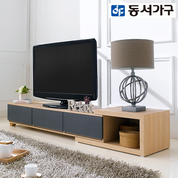 [동서가구]킨더하임 확장형 인테리어 거실장 DF907589