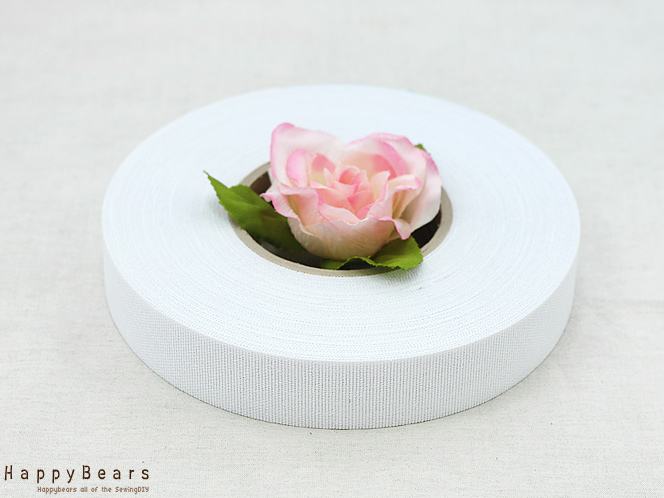 46-453 접착허리 벨트심지_30mm 화이트 - 상품 이미지