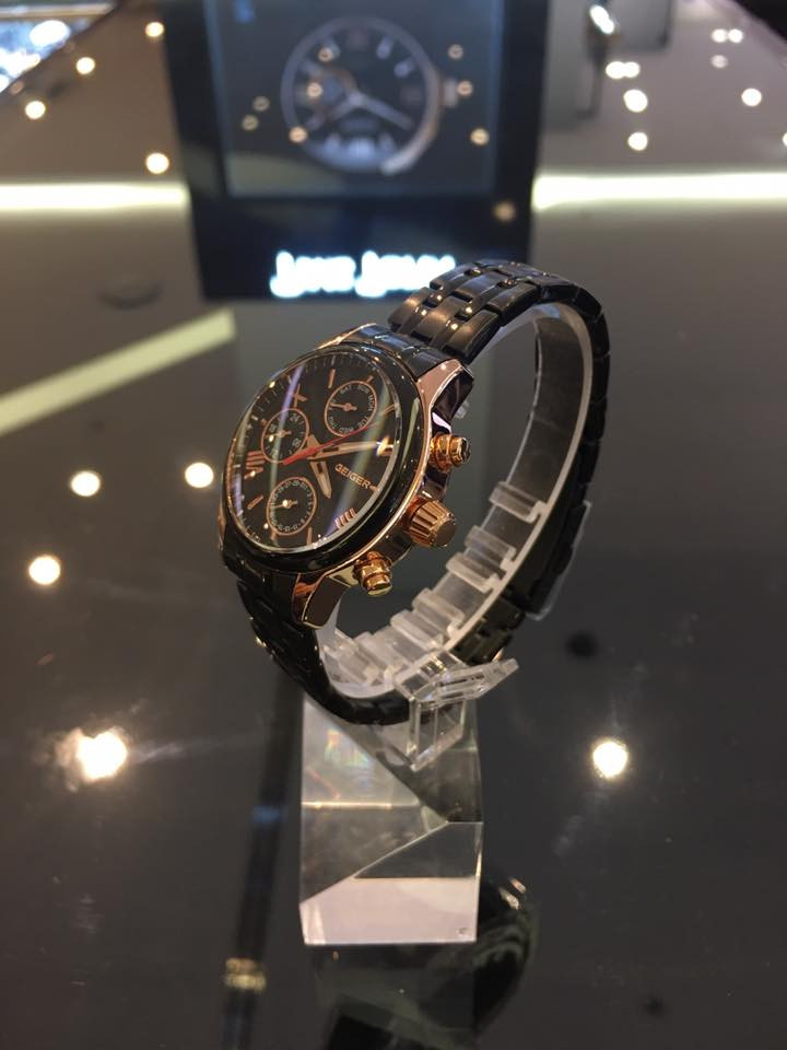 <b><p>Geiger black Metal watch GE1142BROBM Clean</p></b><b><p>ガイガー ブラック メタル時計 GE1142BROBM すっきり素敵な 洗練された</p></b><br /><br /><p align='center'>