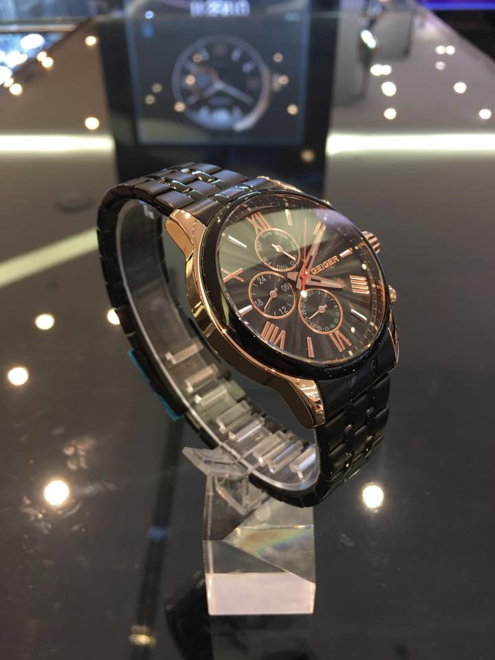 <b><p>Geiger black Metal watch GE1142BROBM Clean</p></b><b><p>ガイガー ブラック メタル時計 GE1142BROBM すっきり素敵な 洗練された</p></b><br /><br /><p align='center'>