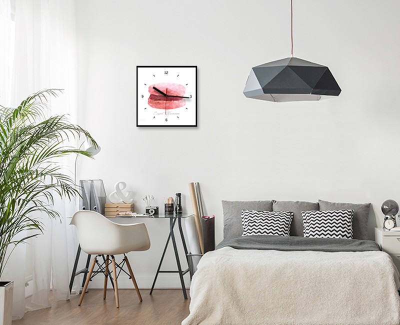 Deglass box clock frame Macaroon 2 desktop combina