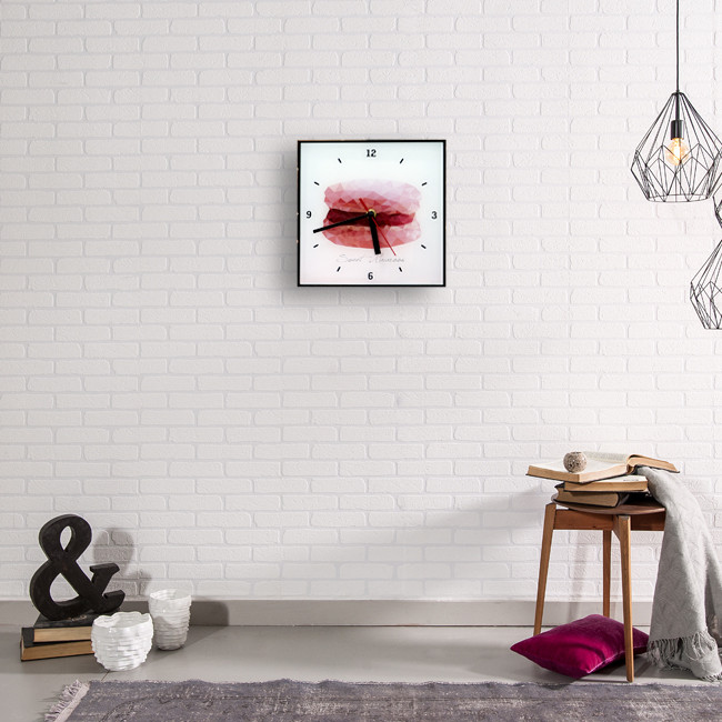 Deglass box clock frame Macaroon 2 desktop combina