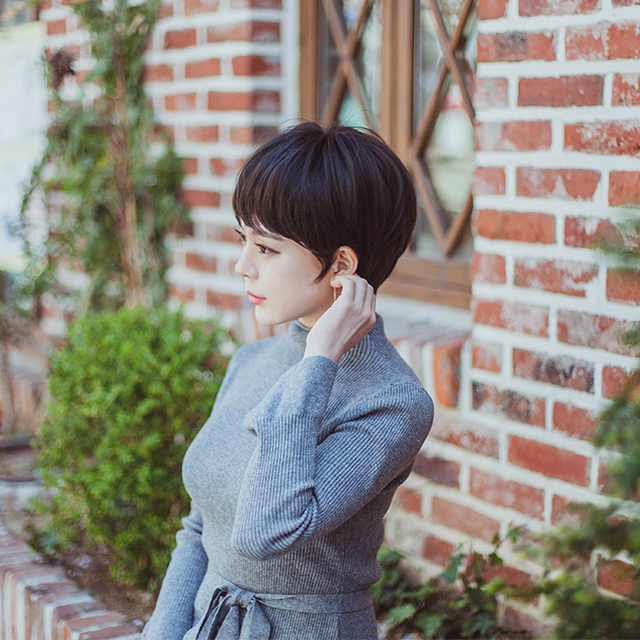 여자가발 숏컷 블랙 (전체가발,통가발) - 상세 이미지 3