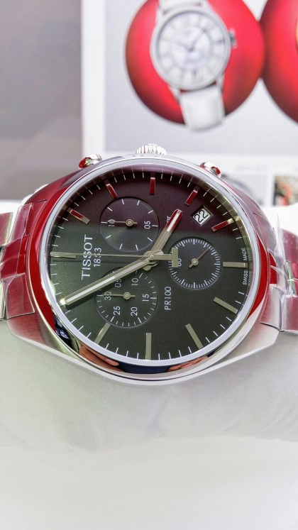 <b><p>Tissot PR100 Chrono .T1.417.11.051. Department</p></b><b><p>ティソPR100クロノ.T101.417.11.051.00 デパートAS可能 スウォッチグループ株</p></b><br /><br /><p align='center'>