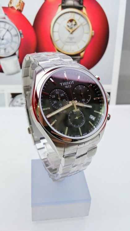 <b><p>Tissot PR100 Chrono .T1.417.11.051. Department</p></b><b><p>ティソPR100クロノ.T101.417.11.051.00 デパートAS可能 スウォッチグループ株</p></b><br /><br /><p align='center'>