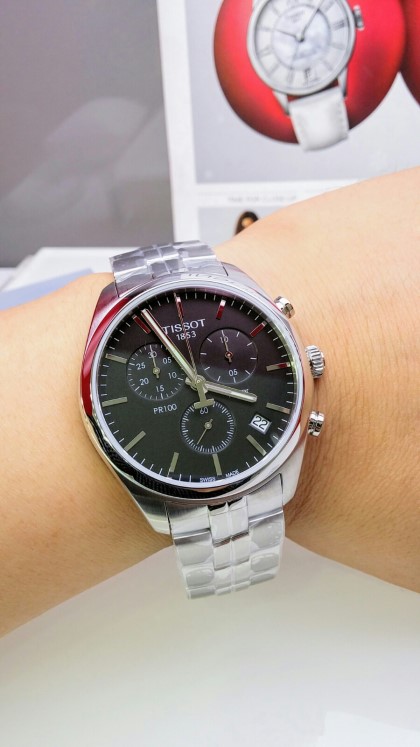 <b><p>Tissot PR100 Chrono .T1.417.11.051. Department</p></b><b><p>ティソPR100クロノ.T101.417.11.051.00 デパートAS可能 スウォッチグループ株</p></b><br /><br /><p align='center'>