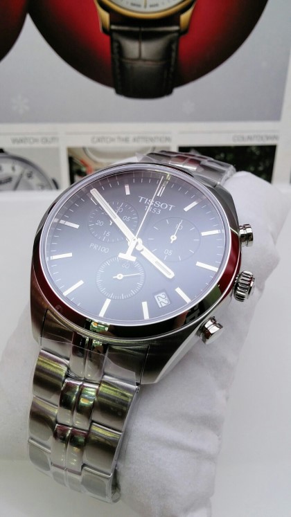 <b><p>Tissot PR100 Chrono .T1.417.11.051. Department</p></b><b><p>ティソPR100クロノ.T101.417.11.051.00 デパートAS可能 スウォッチグループ株</p></b><br /><br /><p align='center'>