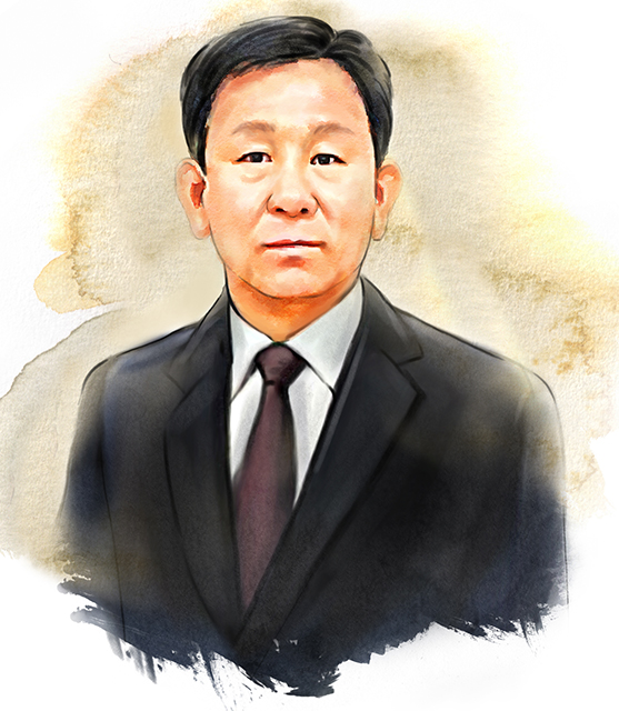 디지털 수채화 주문제작 액자형 초상화 선물 웨딩 퇴임선물 사은회 인테리어 이미지 7
