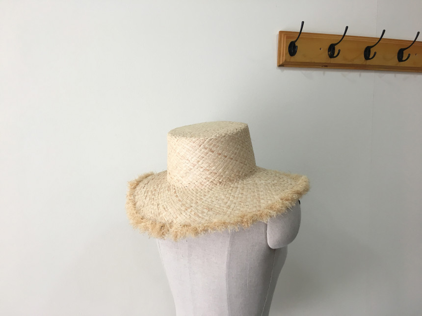 New Hat Raffia Hat 2color Date Look Girly Women Fe