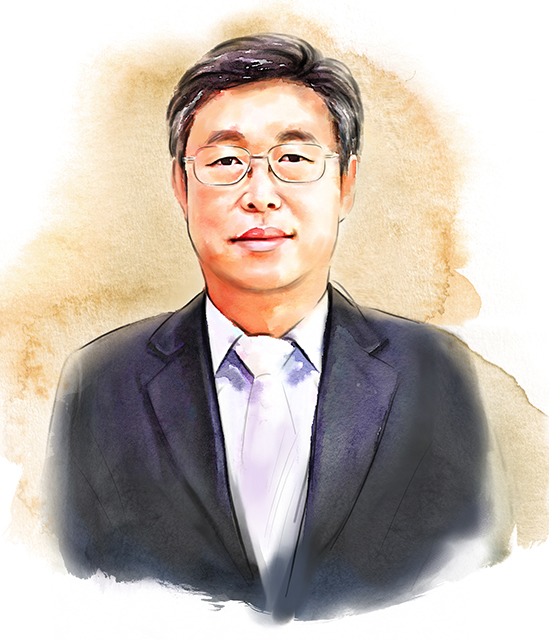 디지털 수채화 주문제작 액자형 초상화 선물 웨딩 퇴임선물 사은회 인테리어 - 상세 이미지 4