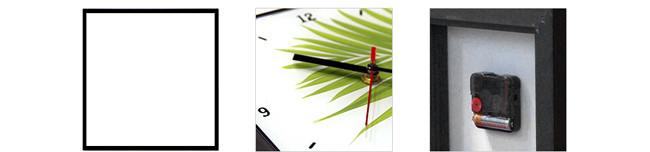 Deglass box clock frame Macaroon 2 desktop combina