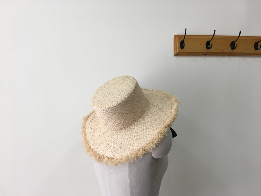 New Hat Raffia Hat 2color Date Look Girly Women Fe