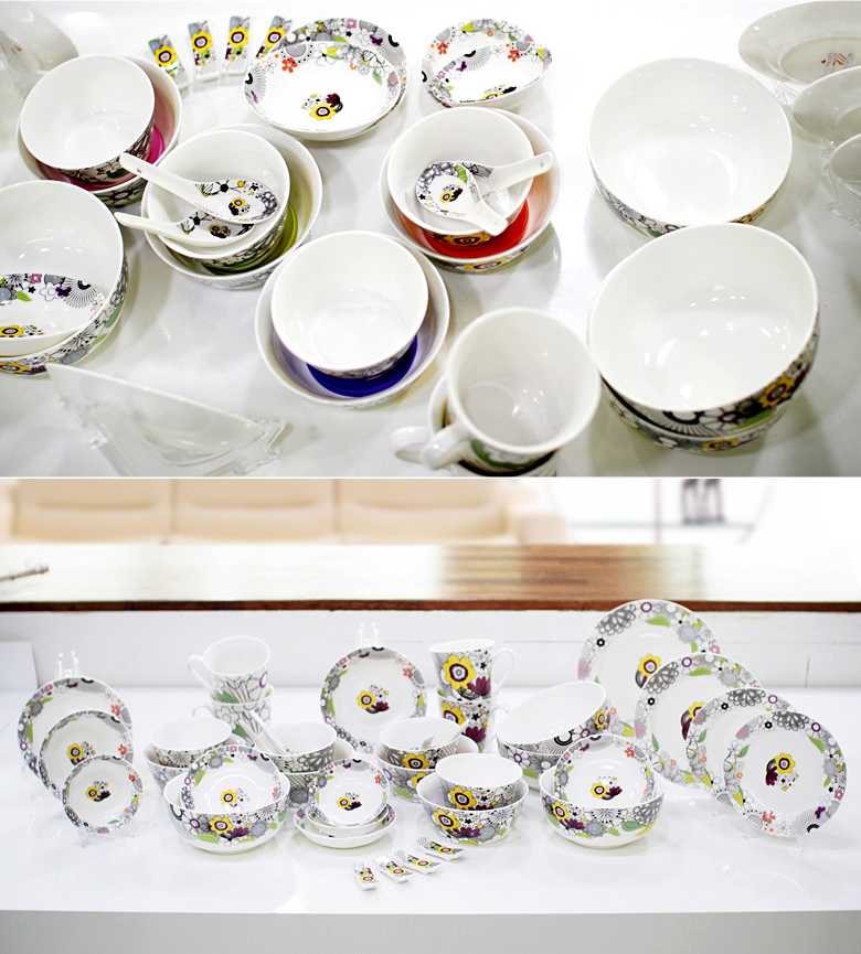 Queen-made 4-person homemade festival 37P dish Gup