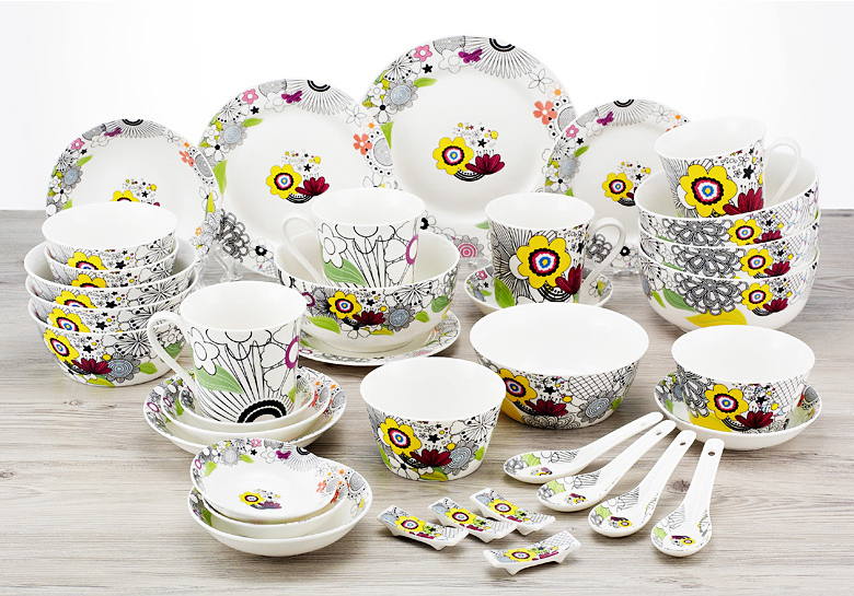 Queen-made 4-person homemade festival 37P dish Gup