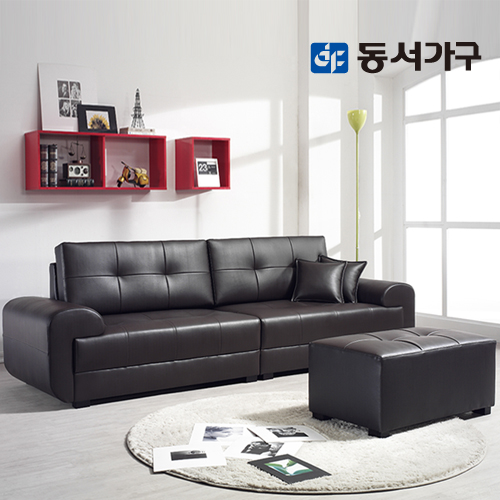 동서가구 EH모던 J22 4인소파＋스툴 DF902206