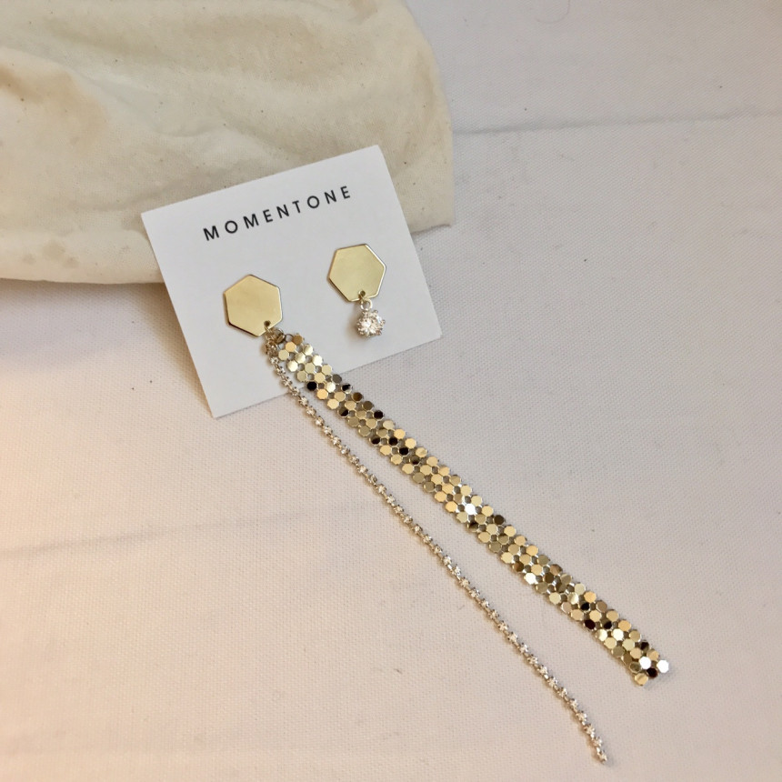 Uncut Ear Drop Earring Point Earring Beautiful