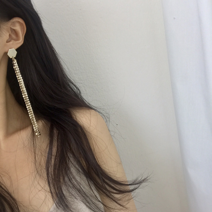 Uncut Ear Drop Earring Point Earring Beautiful