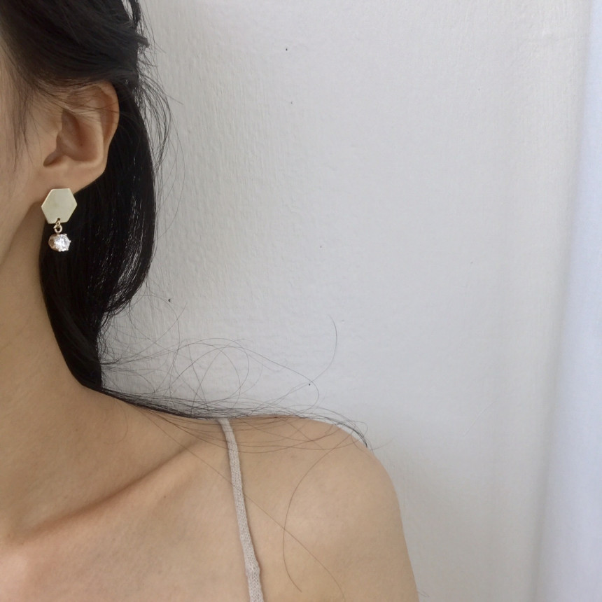 Uncut Ear Drop Earring Point Earring Beautiful