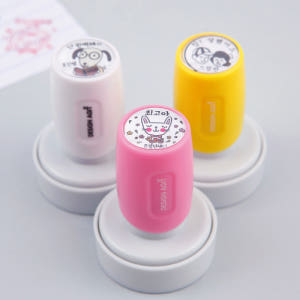 [주문제작]네임스탬프빅큐트 칭찬스탬프 핑크 검정 실사용 후기 | 효과 있을까? - 상품 이미지 4