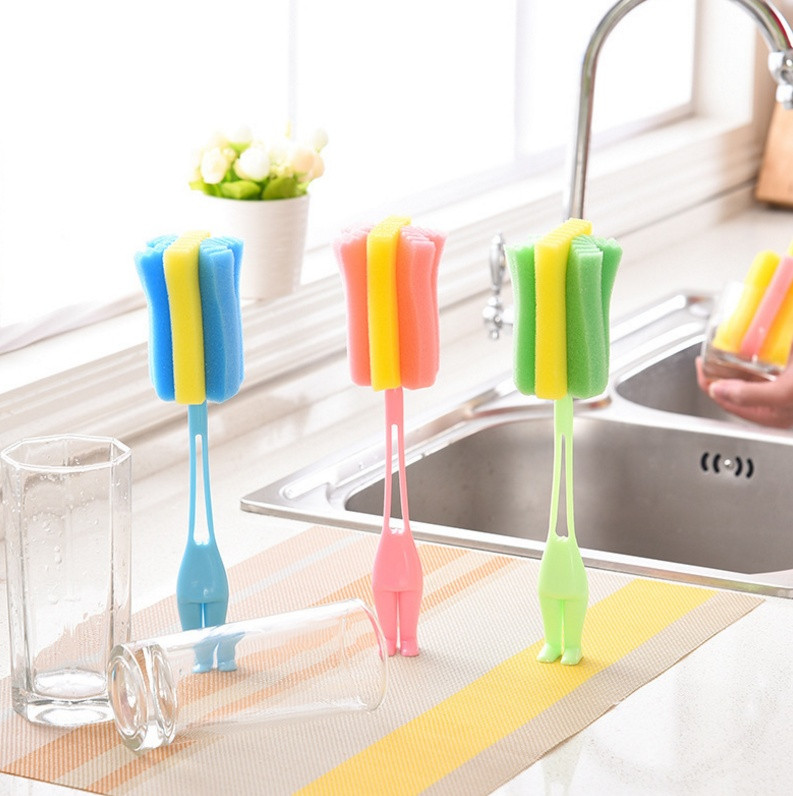 Scrubber Dish Washing Sole Diving Water Bottle Bru