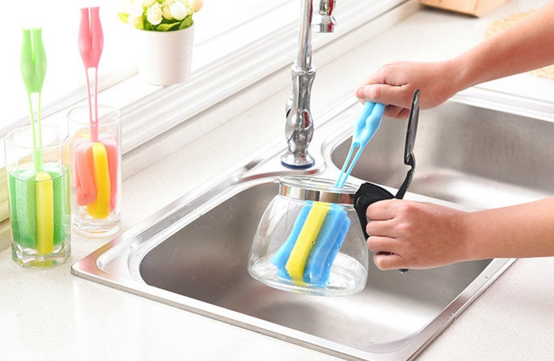 Scrubber Dish Washing Sole Diving Water Bottle Bru