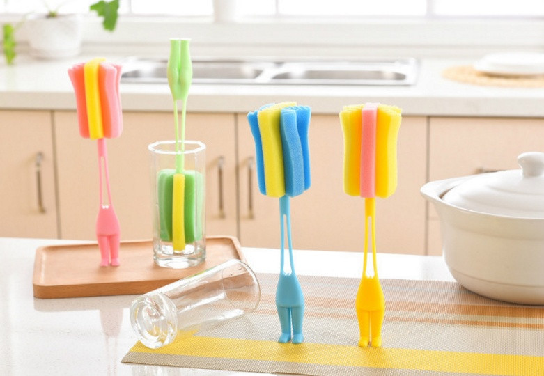 Scrubber Dish Washing Sole Diving Water Bottle Bru