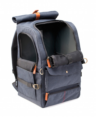 Haiblaub Dog Backpack Deep Gray Dog Bag Carrier Go