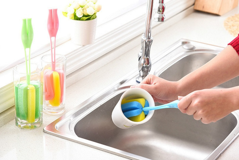 Scrubber Dish Washing Sole Diving Water Bottle Bru