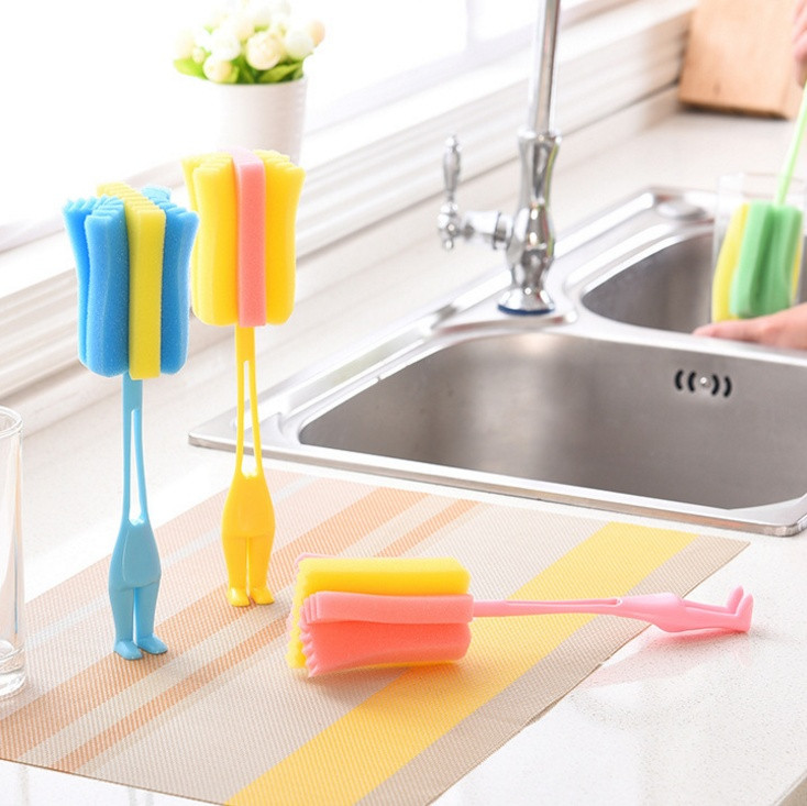 Scrubber Dish Washing Sole Diving Water Bottle Bru