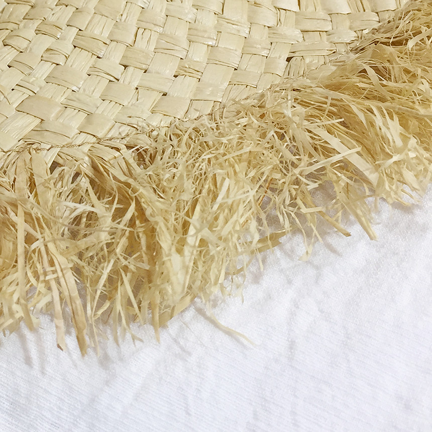 New Hat Lace Ribbon Raffia straw bucket Hat Women&