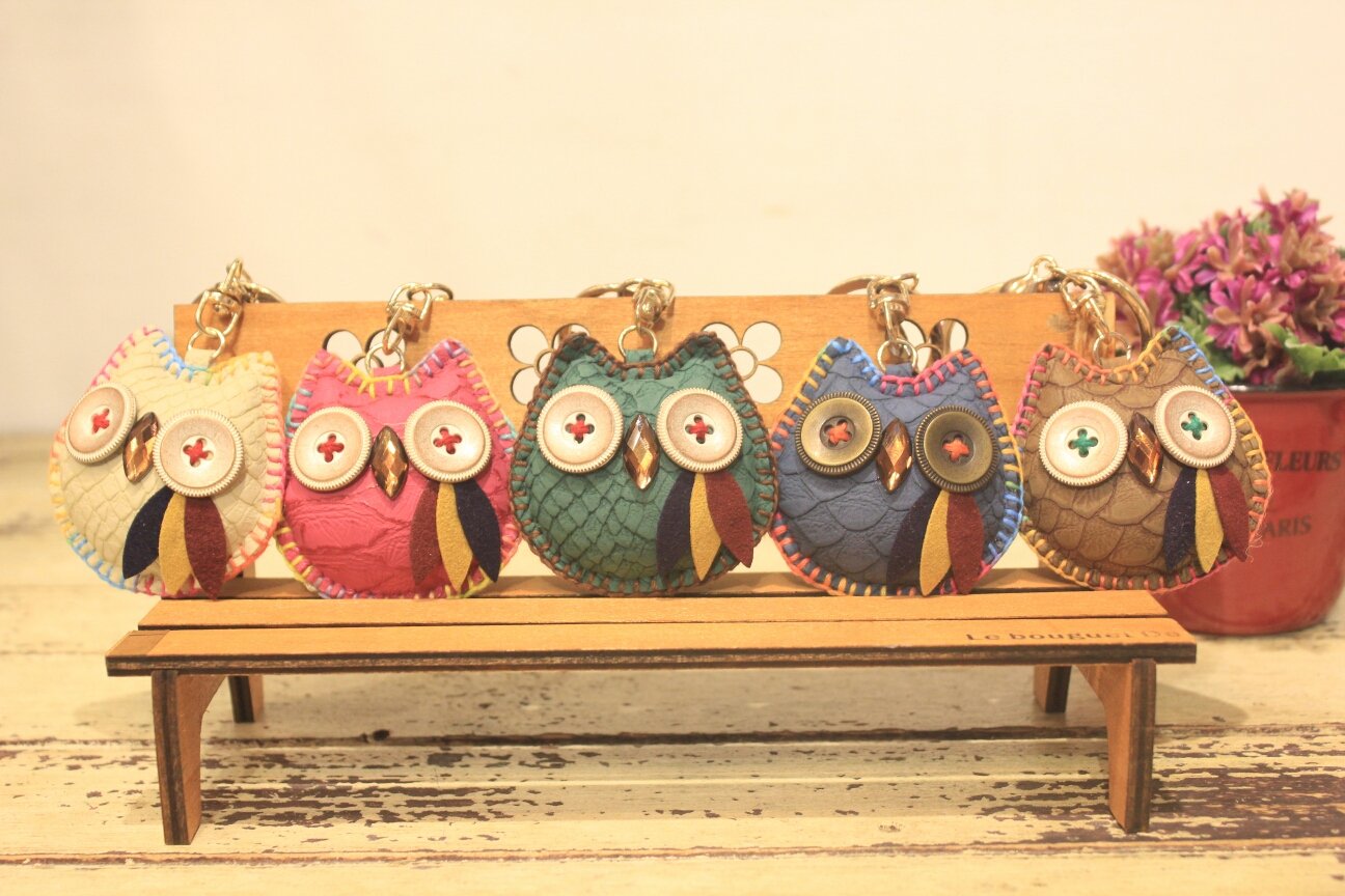 Good luck owl key ring to bless