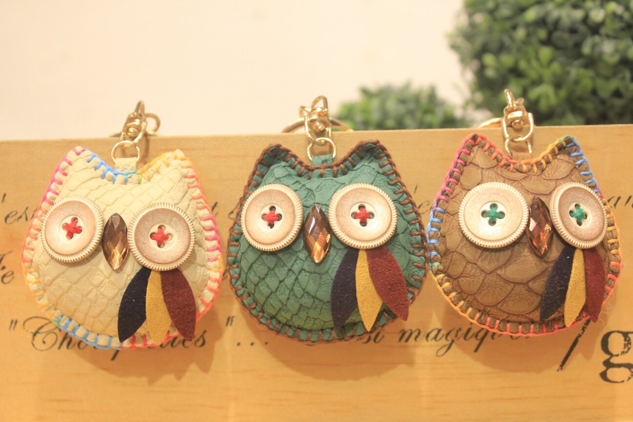 Good luck owl key ring to bless