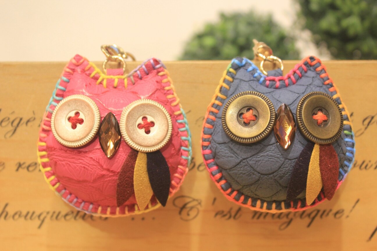 Good luck owl key ring to bless